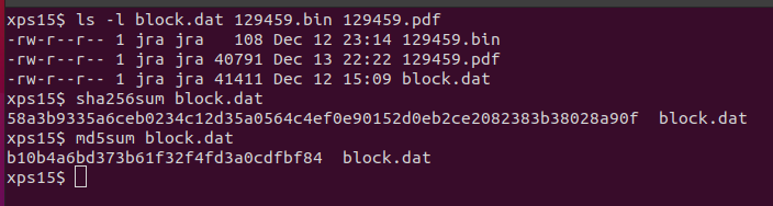 Block data