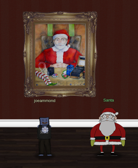 Santa's portrait